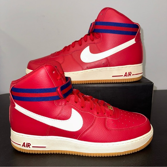 air force 1 high red gum